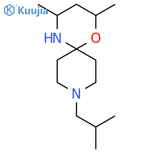 2,4-dimethyl-9-(2-methylpropyl)-1-oxa-5,9-diazaspiro5.5undecane structure