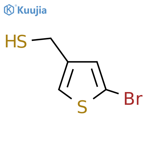 (5-bromothiophen-3-yl)methanethiol structure