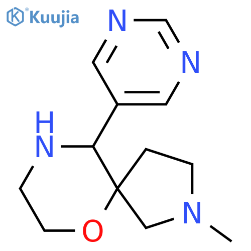 2-methyl-10-(pyrimidin-5-yl)-6-oxa-2,9-diazaspiro4.5decane structure