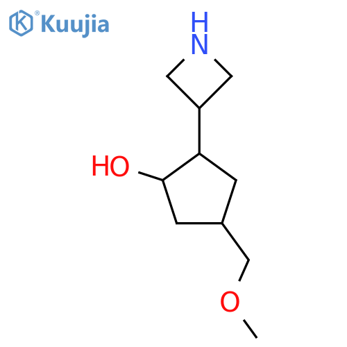 2-(azetidin-3-yl)-4-(methoxymethyl)cyclopentan-1-ol structure