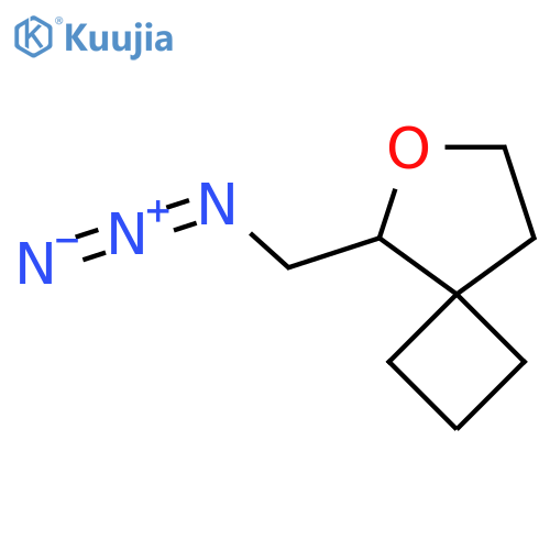 5-(azidomethyl)-6-oxaspiro3.4octane structure