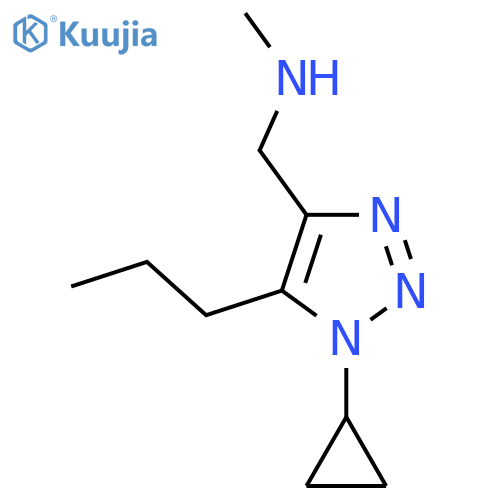 (1-cyclopropyl-5-propyl-1H-1,2,3-triazol-4-yl)methyl(methyl)amine structure