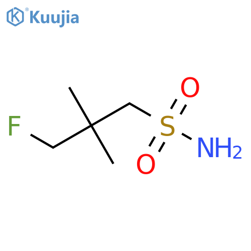 3-fluoro-2,2-dimethylpropane-1-sulfonamide structure