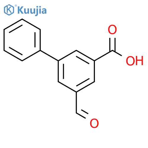 3-formyl-5-phenylbenzoic acid structure