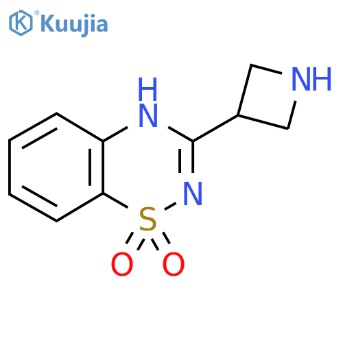 3-(azetidin-3-yl)-2H-1lambda6,2,4-benzothiadiazine-1,1-dione structure