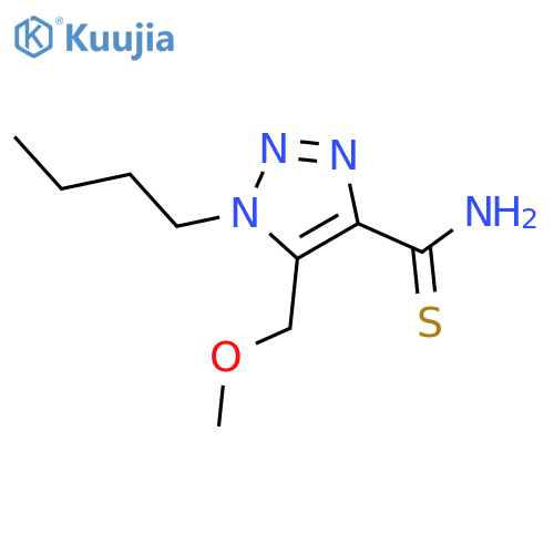 1-butyl-5-(methoxymethyl)-1H-1,2,3-triazole-4-carbothioamide structure