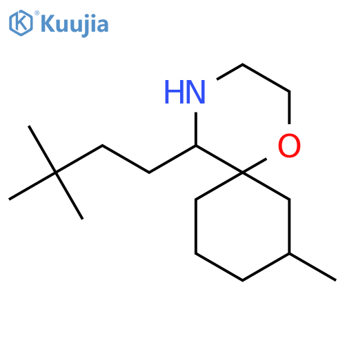 5-(3,3-dimethylbutyl)-8-methyl-1-oxa-4-azaspiro5.5undecane structure