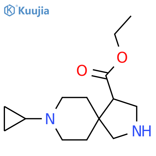 ethyl 8-cyclopropyl-2,8-diazaspiro4.5decane-4-carboxylate structure