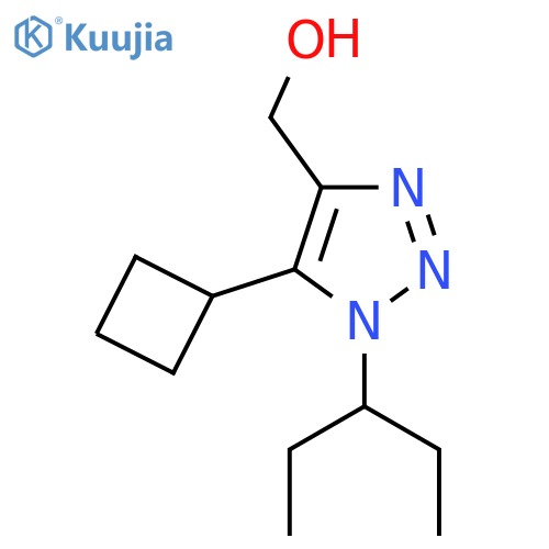 5-cyclobutyl-1-(pentan-3-yl)-1H-1,2,3-triazol-4-ylmethanol structure