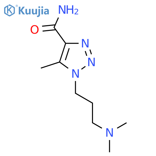 1-3-(dimethylamino)propyl-5-methyl-1H-1,2,3-triazole-4-carboxamide structure