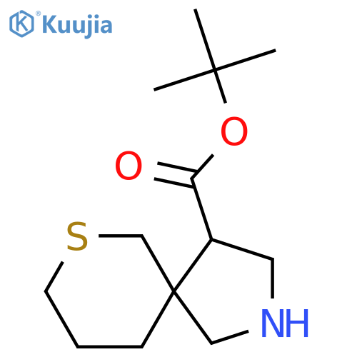 tert-butyl 7-thia-2-azaspiro4.5decane-4-carboxylate structure