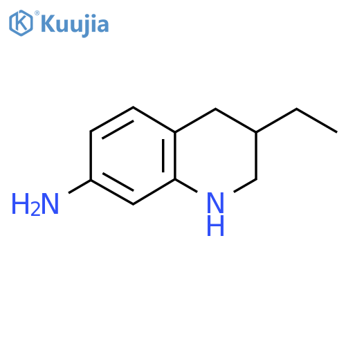 3-ethyl-1,2,3,4-tetrahydroquinolin-7-amine structure