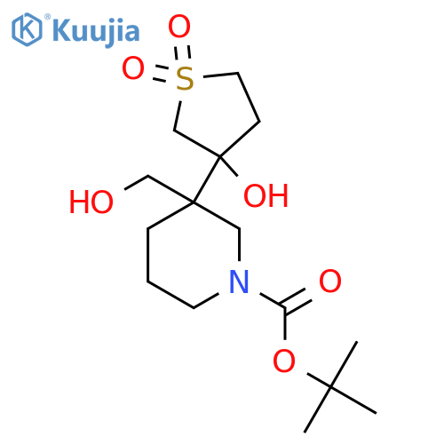 Tert-Butyl 3-(3-Hydroxy-1,1-Dioxo-1lambda6-Thiolan-3-Yl)-3-(Hydroxymethyl)Piperidine-1-Carboxylate structure