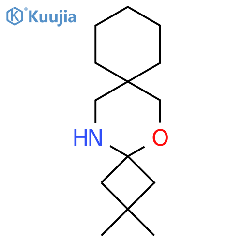 2,2-dimethyl-5-oxa-14-azadispiro3.2.5^{7}.2^{4}tetradecane structure