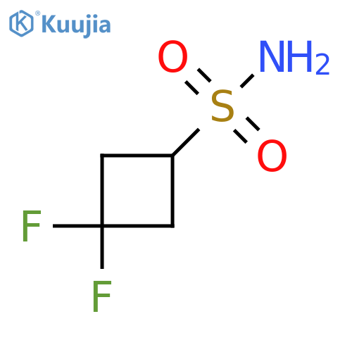 3,3-Difluorocyclobutane-1-sulfonamide structure