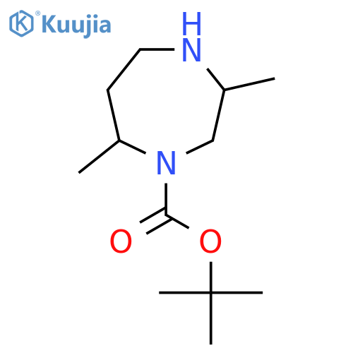 tert-butyl 3,7-dimethyl-1,4-diazepane-1-carboxylate structure