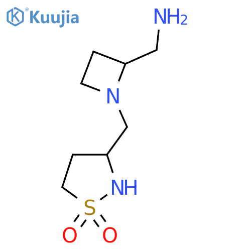 3-{2-(aminomethyl)azetidin-1-ylmethyl}-1lambda6,2-thiazolidine-1,1-dione structure