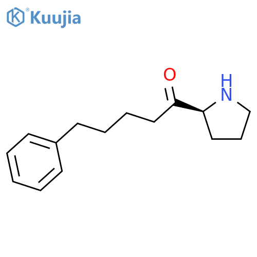 1-Pentanone, 5-phenyl-1-(2S)-2-pyrrolidinyl- structure