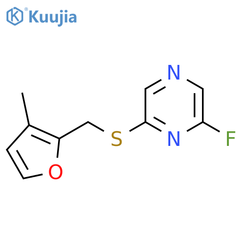 2-fluoro-6-{(3-methylfuran-2-yl)methylsulfanyl}pyrazine structure