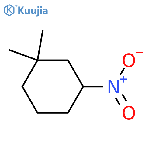 1,1-dimethyl-3-nitrocyclohexane structure