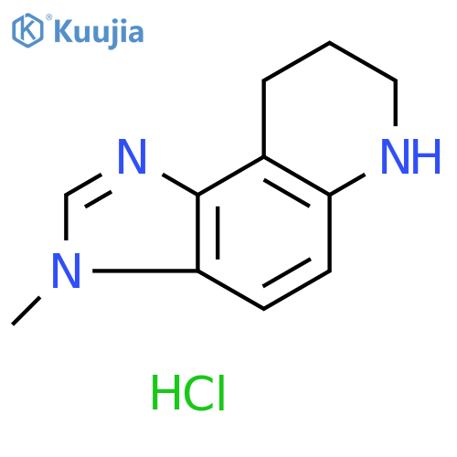 3-methyl-3H,6H,7H,8H,9H-imidazo4,5-fquinoline dihydrochloride structure