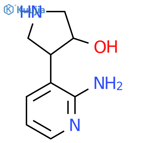 4-(2-Aminopyridin-3-yl)pyrrolidin-3-ol structure