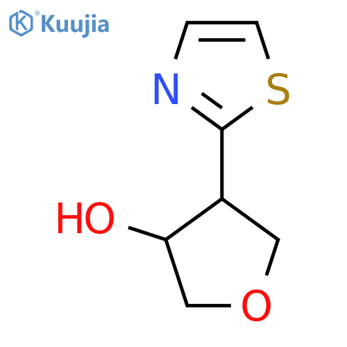 4-(1,3-Thiazol-2-yl)oxolan-3-ol structure