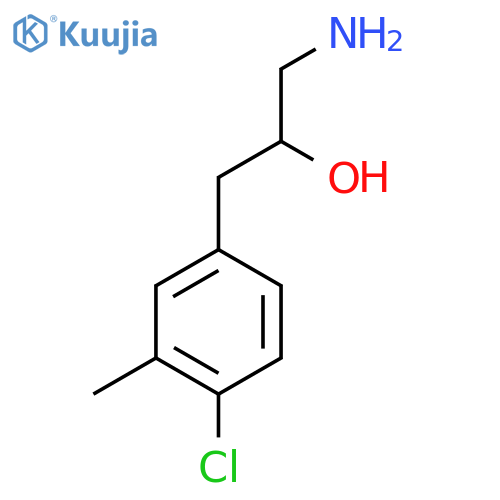 1-Amino-3-(4-chloro-3-methylphenyl)propan-2-ol structure