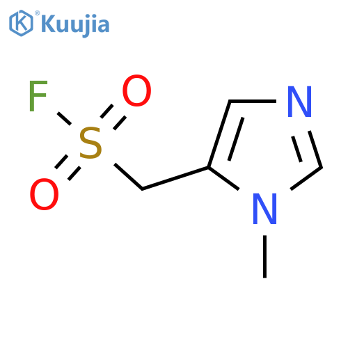 (1-methyl-1H-imidazol-5-yl)methanesulfonyl fluoride structure