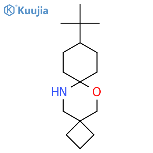 10-tert-butyl-6-oxa-13-azadispiro3.2.5^{7}.2^{4}tetradecane structure