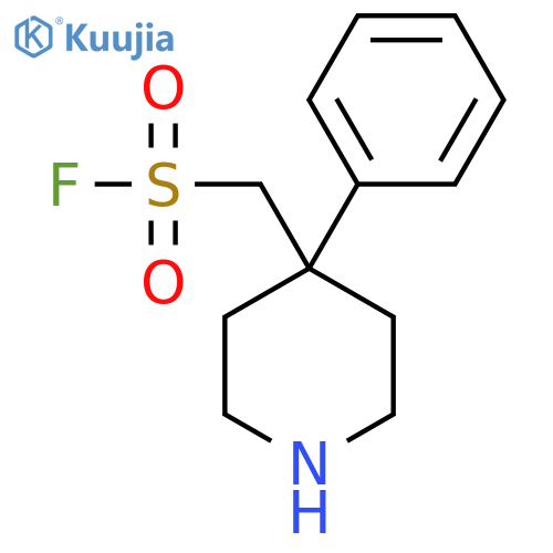 (4-phenylpiperidin-4-yl)methanesulfonyl fluoride structure