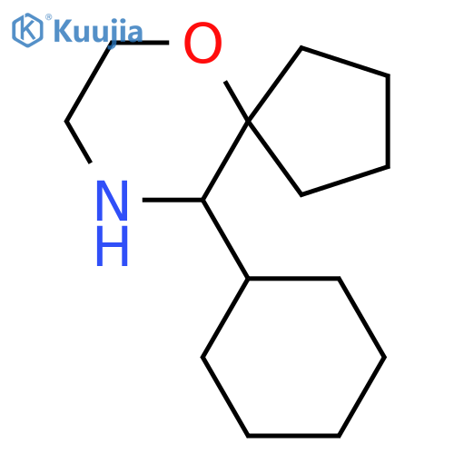 10-cyclohexyl-6-oxa-9-azaspiro4.5decane structure