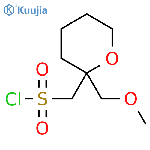 2-(methoxymethyl)oxan-2-ylmethanesulfonyl chloride structure