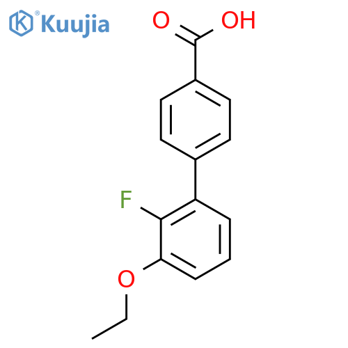 4-(3-ethoxy-2-fluorophenyl)benzoic acid structure