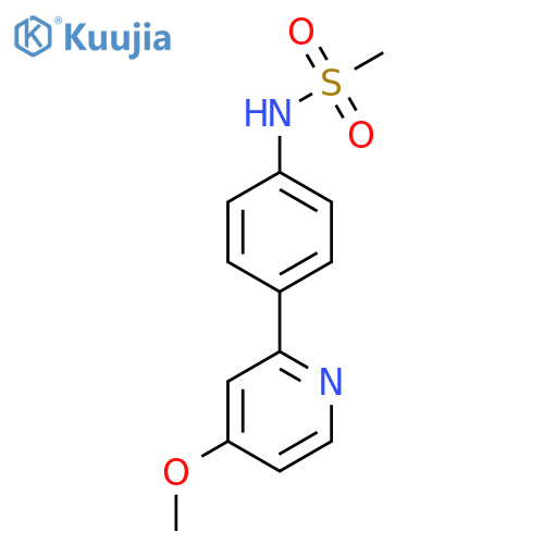 N-4-(4-methoxypyridin-2-yl)phenylmethanesulfonamide structure