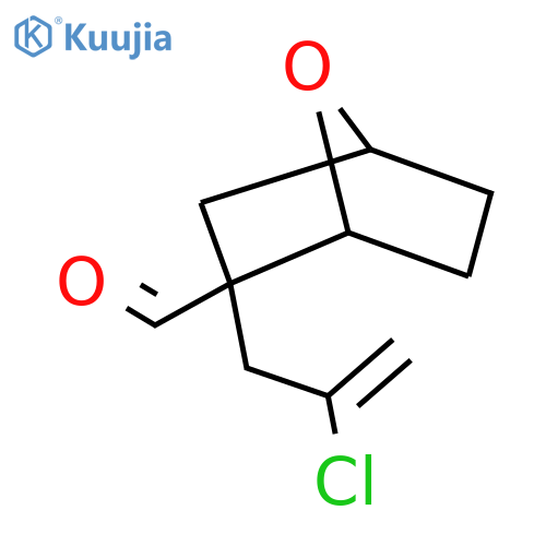 2-(2-chloroprop-2-en-1-yl)-7-oxabicyclo2.2.1heptane-2-carbaldehyde structure