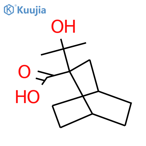 2-(2-hydroxypropan-2-yl)bicyclo2.2.2octane-2-carboxylic acid structure