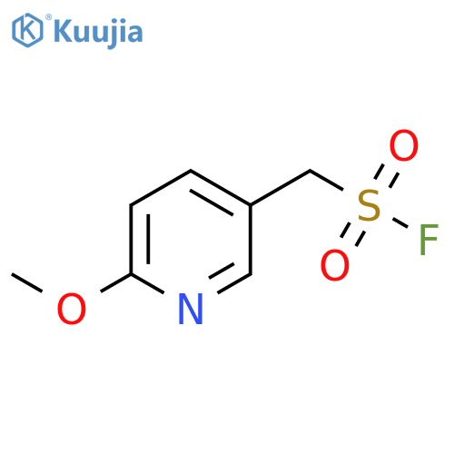 (6-methoxypyridin-3-yl)methanesulfonyl fluoride structure