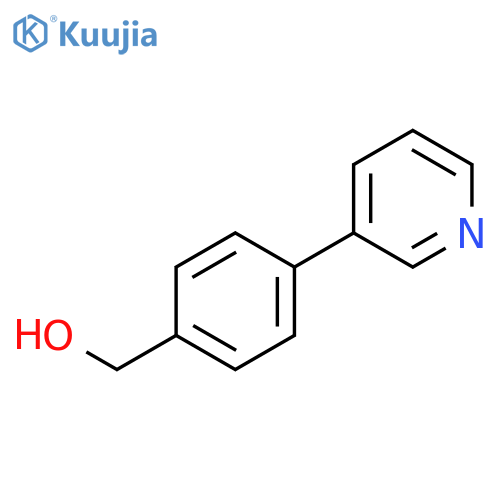 (4-Pyrid-3-ylphenyl)methanol structure