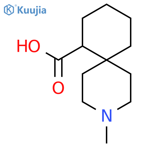 3-methyl-3-azaspiro5.5undecane-7-carboxylic acid structure
