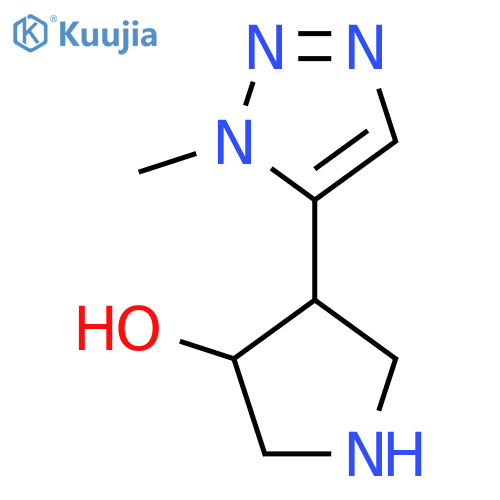 4-(1-methyl-1H-1,2,3-triazol-5-yl)pyrrolidin-3-ol structure