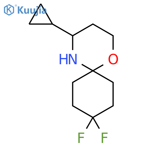 4-cyclopropyl-9,9-difluoro-1-oxa-5-azaspiro5.5undecane structure