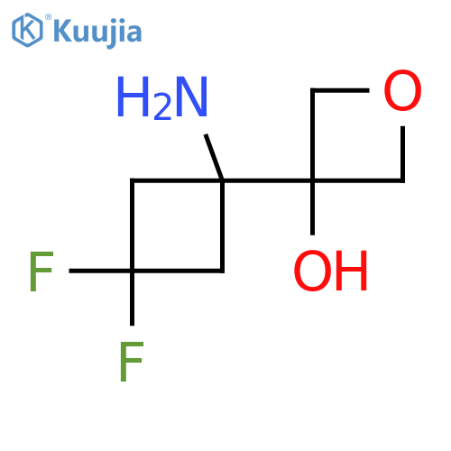 3-(1-Amino-3,3-difluorocyclobutyl)oxetan-3-ol structure