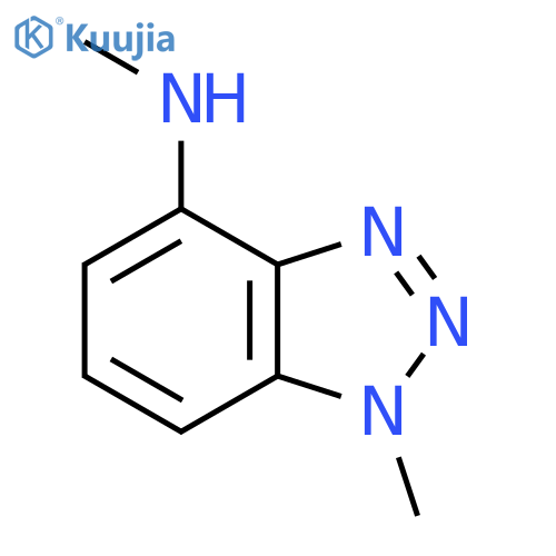 N,1-dimethyl-1H-1,2,3-benzotriazol-4-amine structure