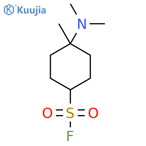 4-(dimethylamino)-4-methylcyclohexane-1-sulfonyl fluoride structure