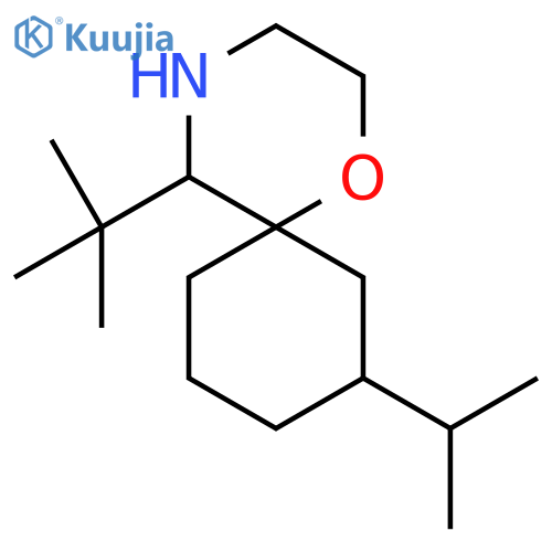 5-tert-butyl-8-(propan-2-yl)-1-oxa-4-azaspiro5.5undecane structure