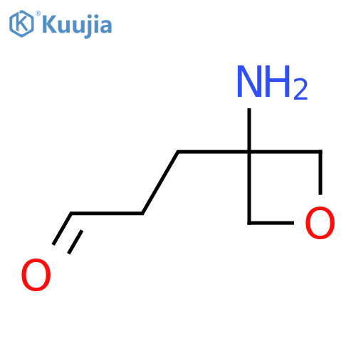 3-(3-aminooxetan-3-yl)propanal structure
