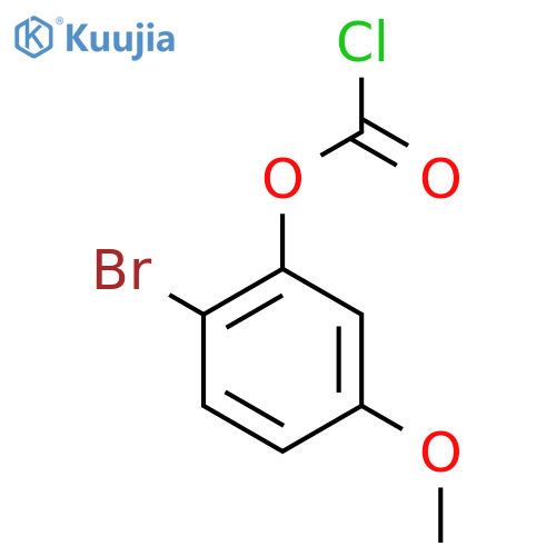 2-bromo-5-methoxyphenyl chloroformate structure