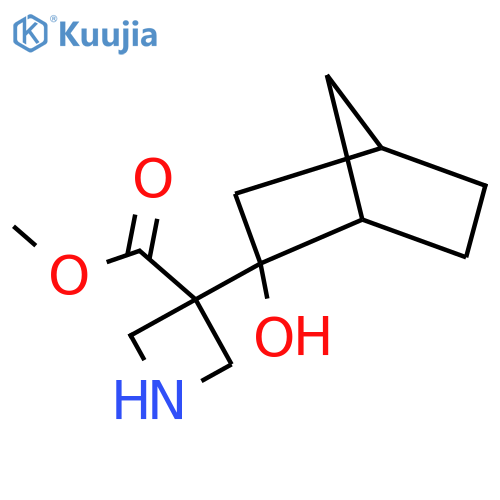 methyl 3-{2-hydroxybicyclo2.2.1heptan-2-yl}azetidine-3-carboxylate structure