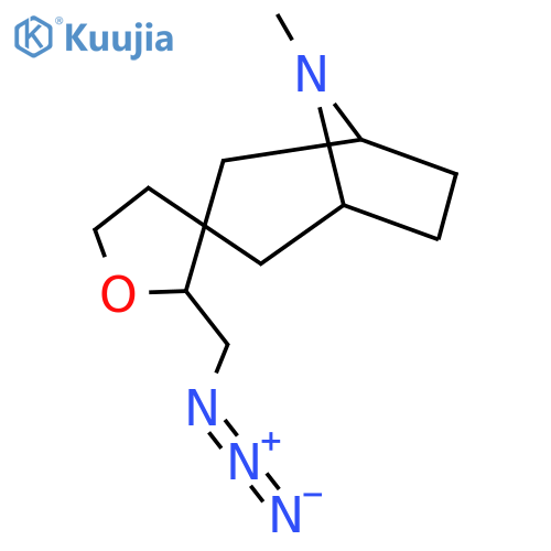 2'-(azidomethyl)-8-methyl-8-azaspirobicyclo3.2.1octane-3,3'-oxolane structure